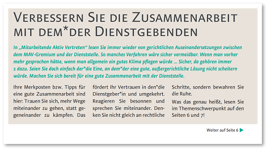 Mitarbeitervertretungen (MAV)